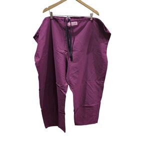 Medline 5XL scrub pants item #263 purple wine